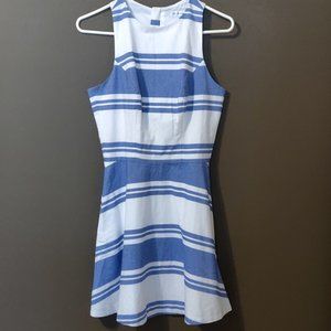 Southern Tide Blue and White Nautical Stripe Cotton Dress SIZE 2